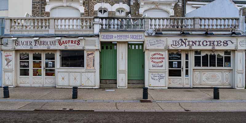 Quiberon, Port-Maria : boutique de douceurs de la plage