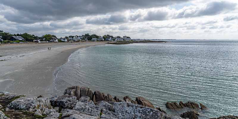 Carnac, pointe St-Colomban : plage de Ty-Bihan