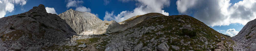 Massif de Pirin : mont Vihren, face est