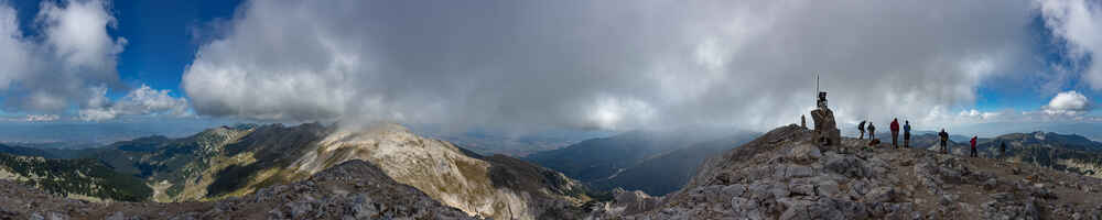 Massif de Pirin : mont Vihren, 2914 m