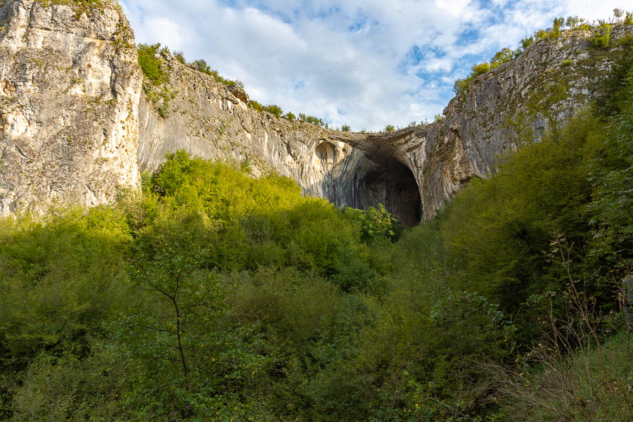 Grotte Prohodna : petite entrée