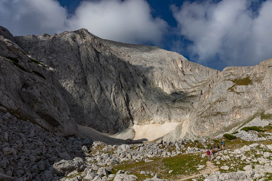 Massif de Pirin : mont Vihren, 2914 m, face est