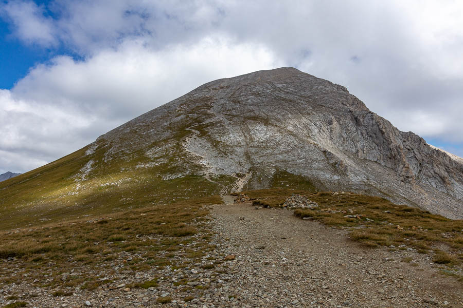 Massif de Pirin : mont Vihren, 2914 m, face sud