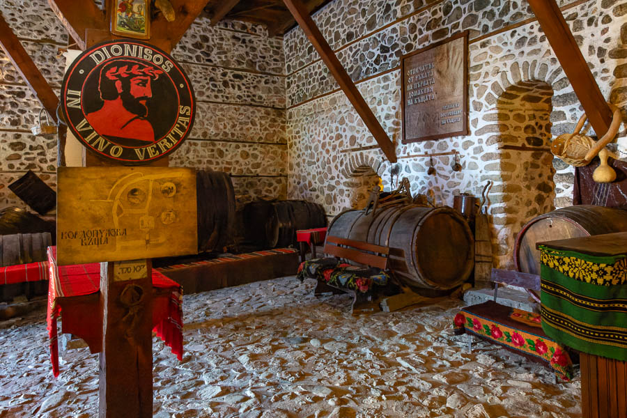 Melnik : maison Kordopoulov, cave