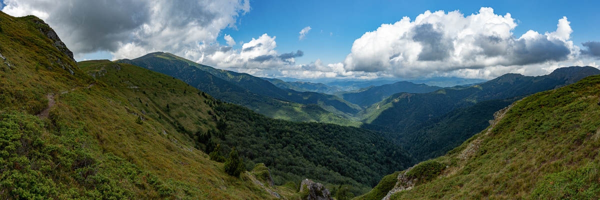 Crête du Balkan : vers le mont Vezhen, 2198 m