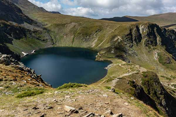 Massif de Rila : lac Okoto (œil)