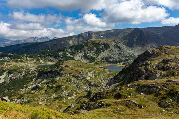 Massif de Rila : refuge Sedemte et lacs