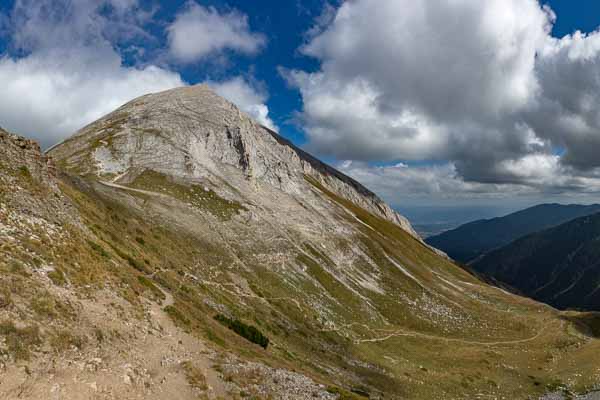 Massif de Pirin : mont Vihren, 2914 m, face sud-est