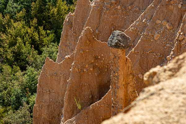 Melnik : pyramides de terre, cheminée de fée