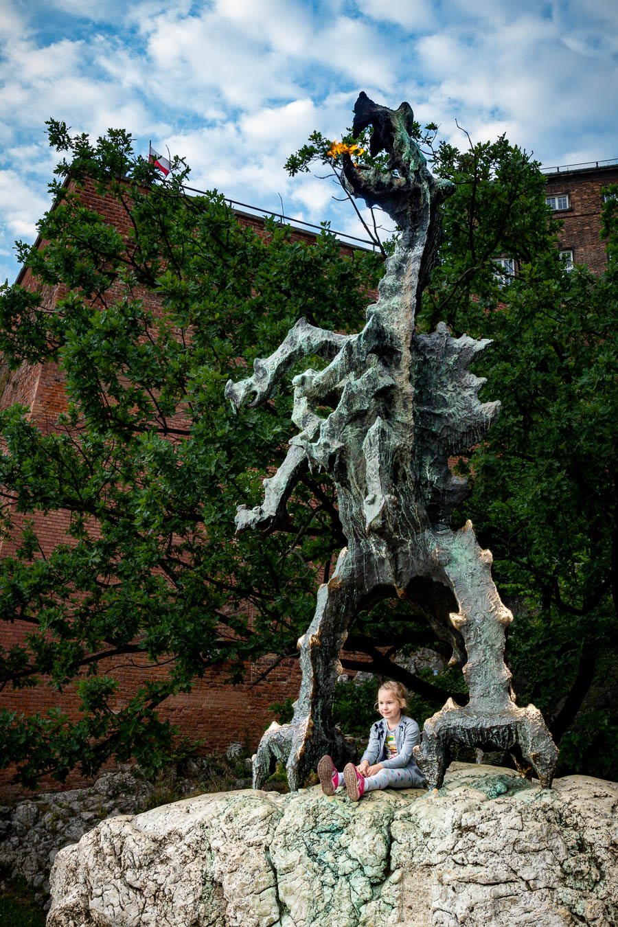 Cracovie : dragon du Wawel