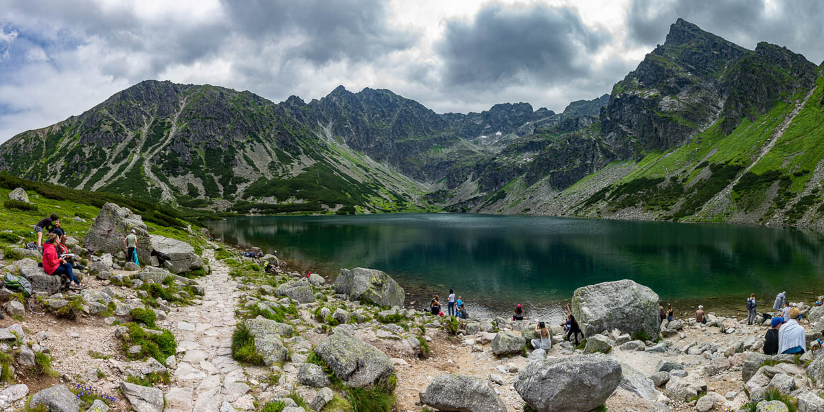 Czarny Staw Gąsienicowy (lac Noir), 1630 m