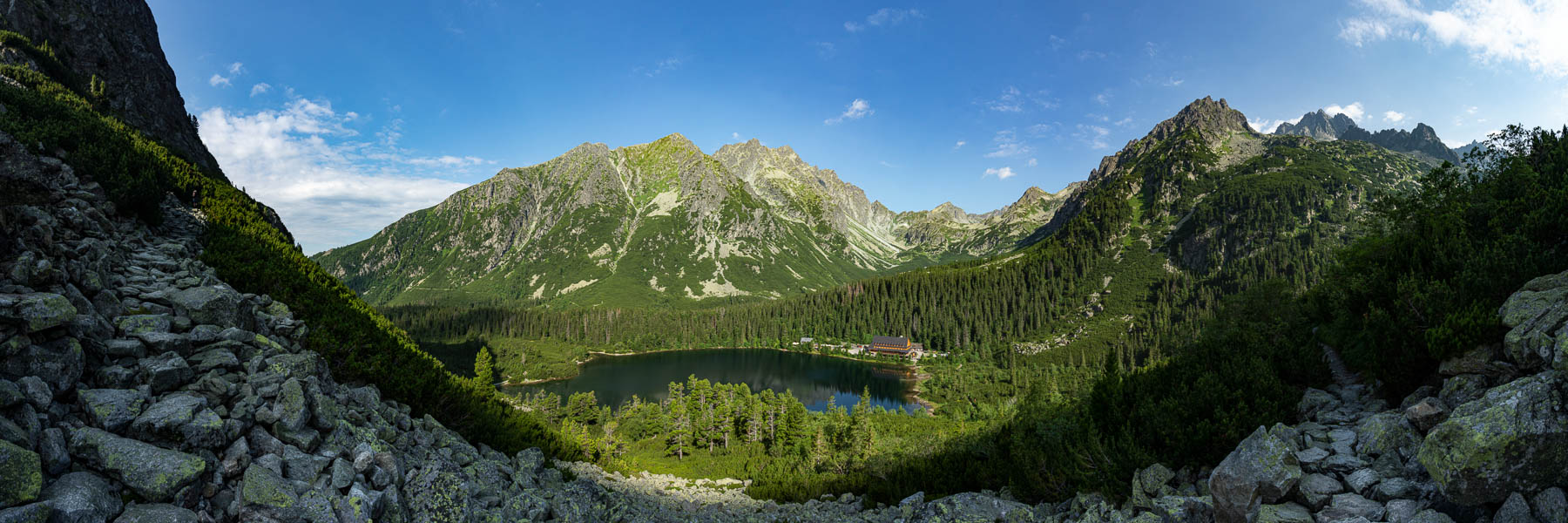 Hôtel Horský et lac Popradské