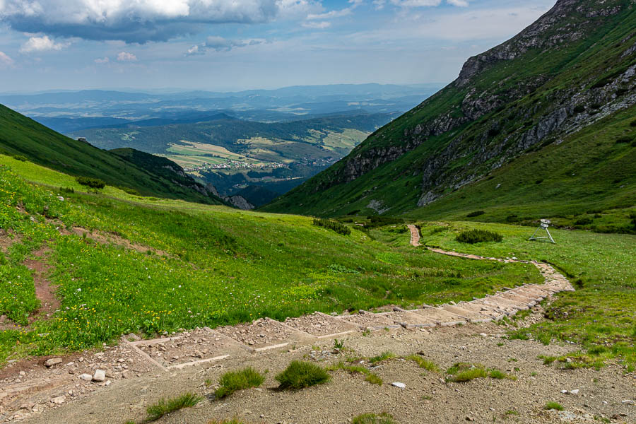 Col Siroké, 1825 m, et Ždiar