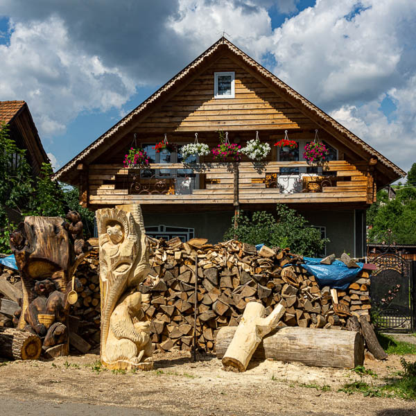 Yasinia : sculptures sur bois