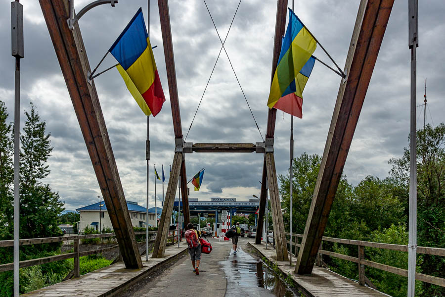 Pont frontière vers Sighetu Marmației