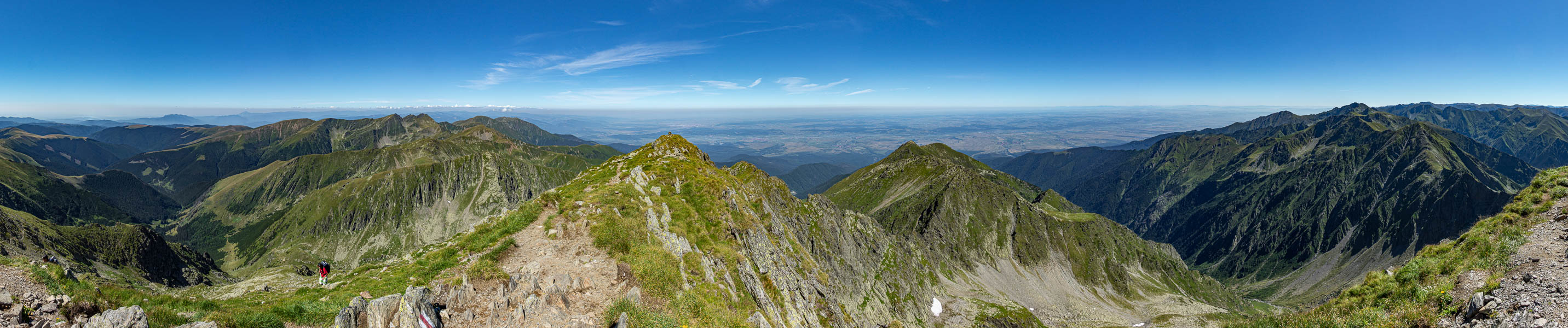 Mont Negoiu, 2535 m : vue nord