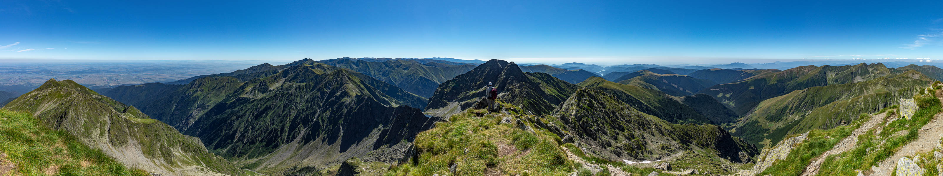 Mont Negoiu, 2535 m : vue sud