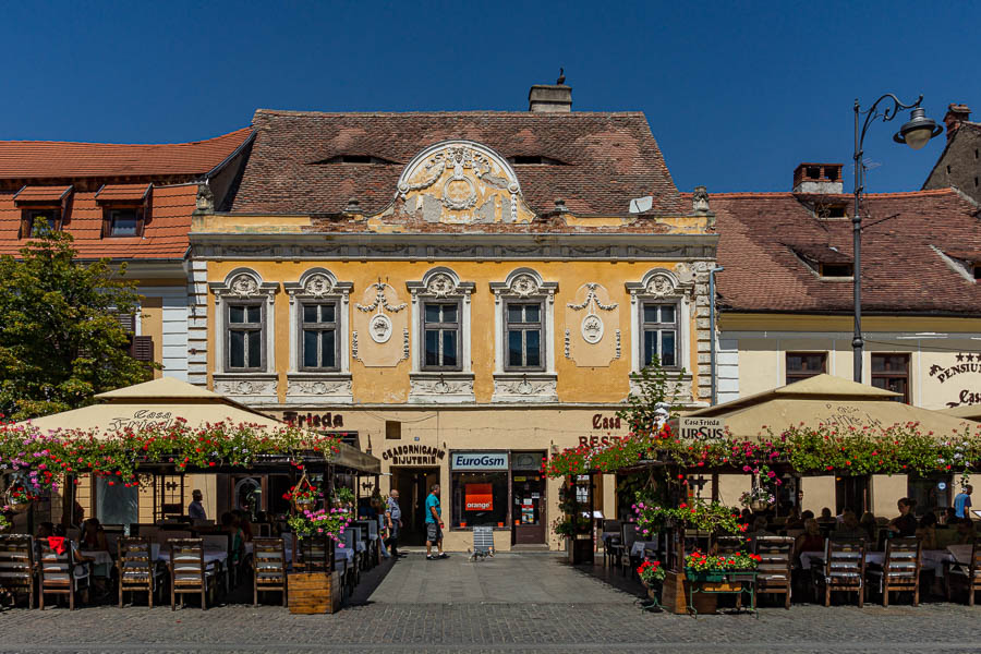 Sibiu : rue Nicolae Bălcescu