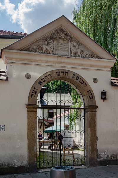 Cracovie : synagogue Remu