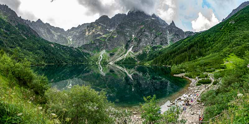 Morskie Oko (lac de l'Œil), 1400 m