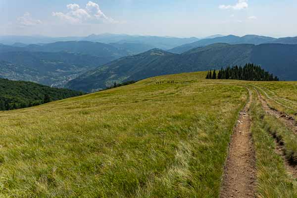 Bliznica, 1881 m : descente vers Kvasy