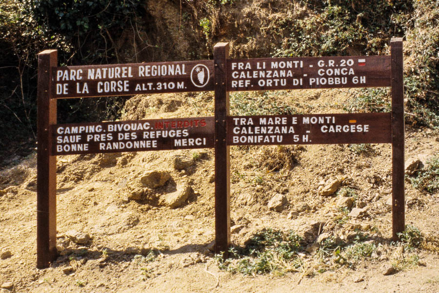 Départ du GR 20