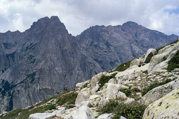 Montée vers la bocca Rinosa