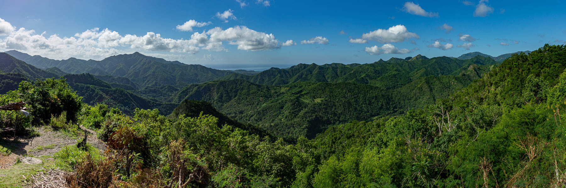 Belvédère de la Farola entre Baracoa et Guantánamo