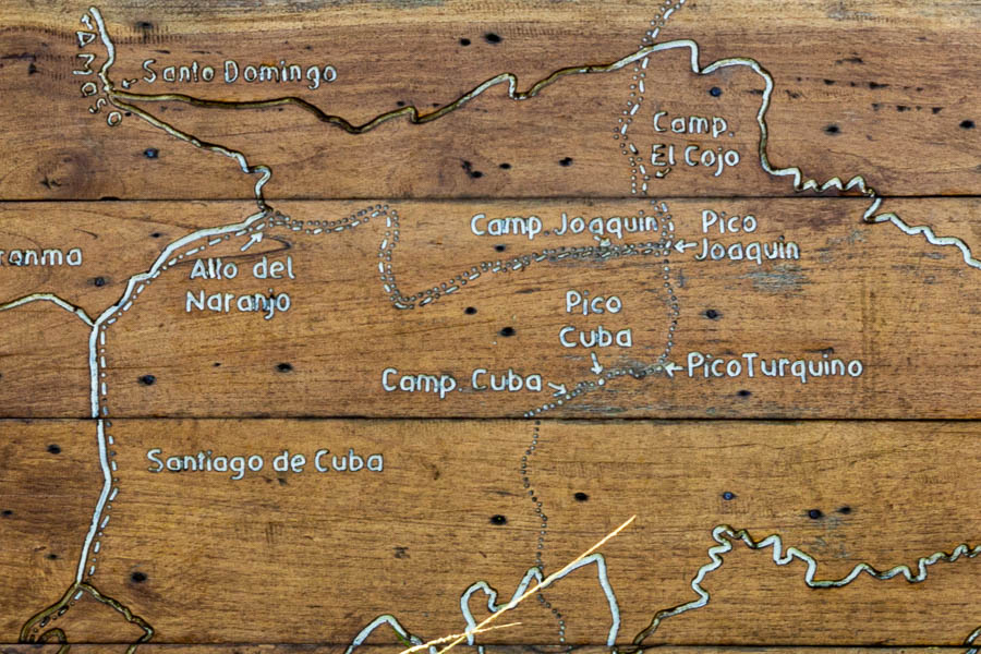 Alto del Naranjo : plan du parc national