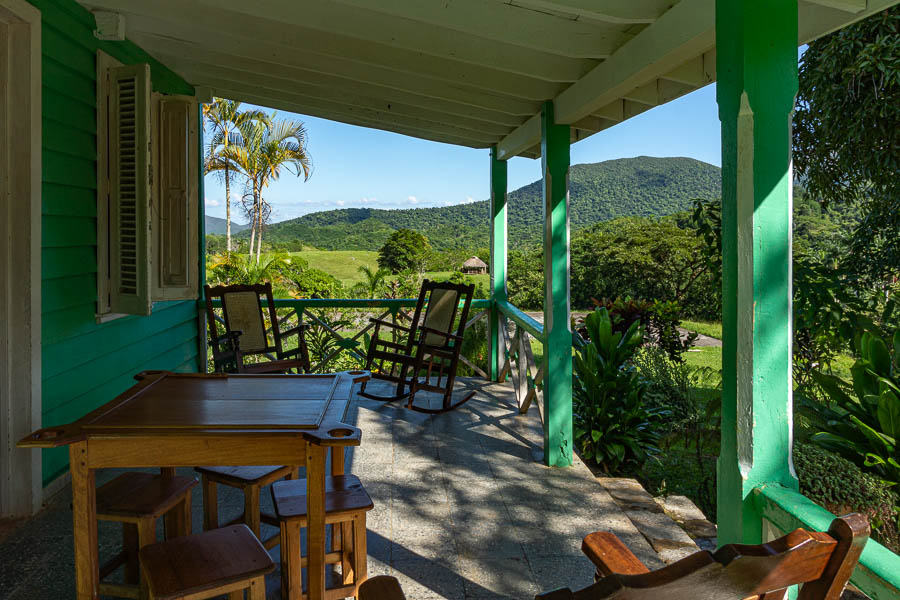 Mil Cumbres : hacienda, terrasse