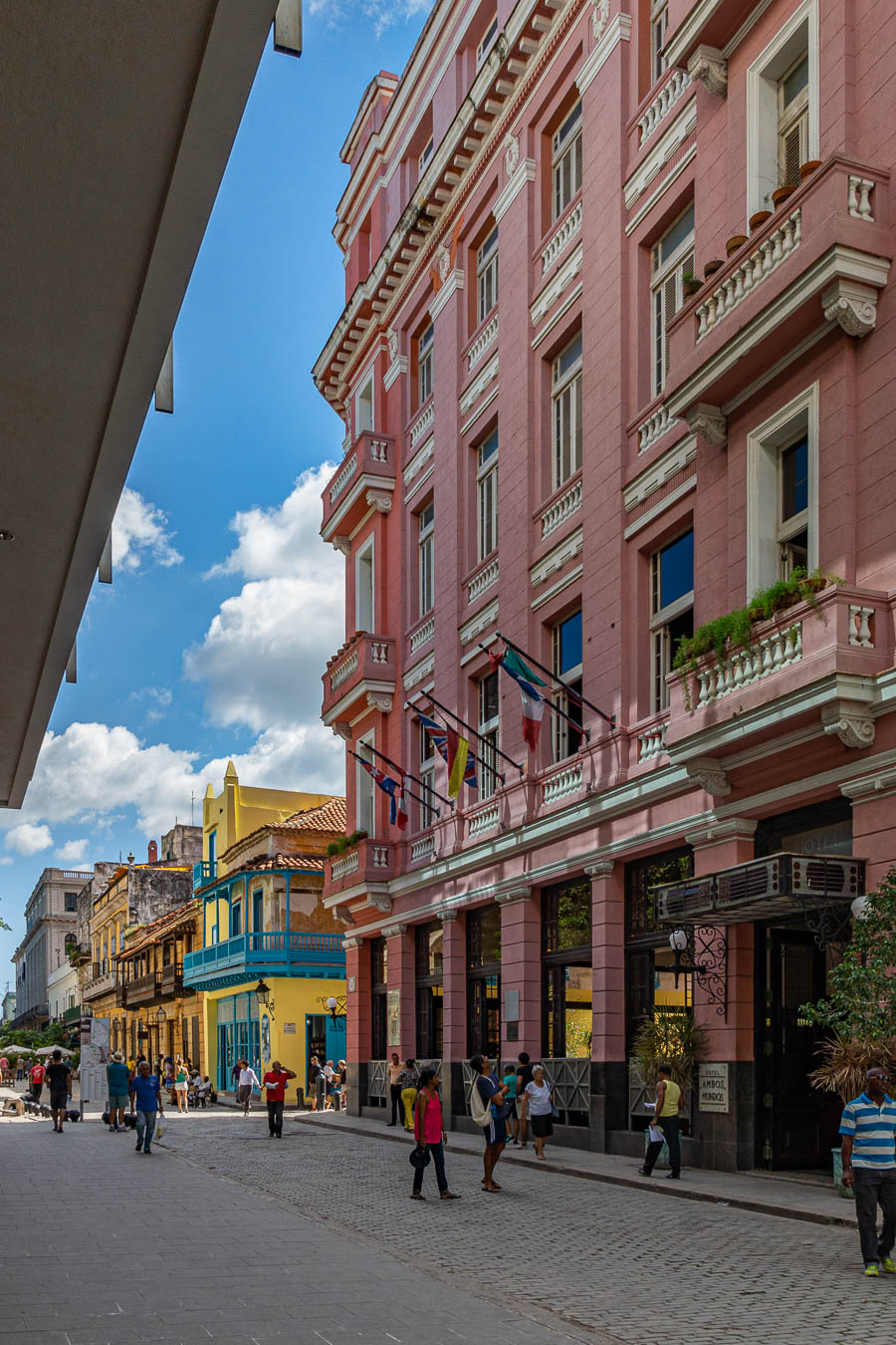 La Havane : hôtel Ambos Mundos, résidence d'Hemingway
