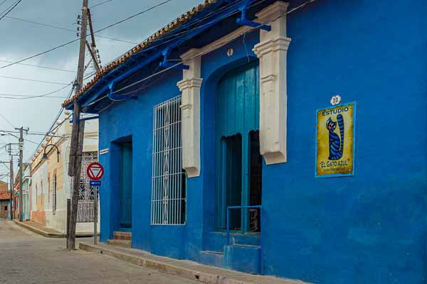 Camagüey : galerie du chat bleu