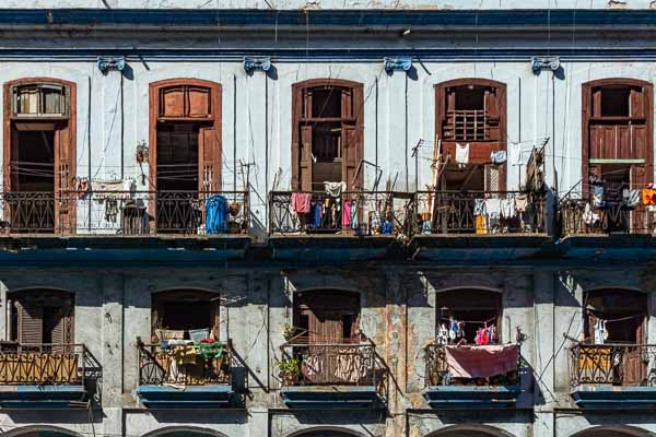 La Havane : immeuble ancien