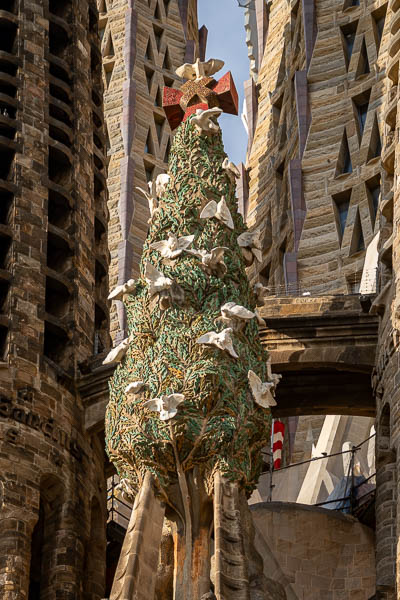 Barcelone : Sagrada Família, façade de la Nativité