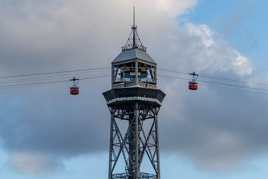 Barcelone : port et téléphérique