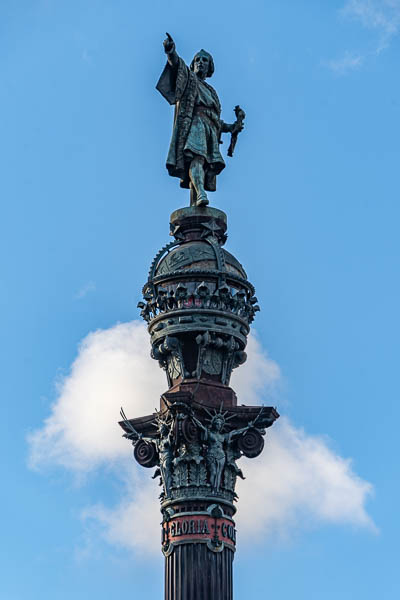 Barcelone : monument à Christophe Colomb