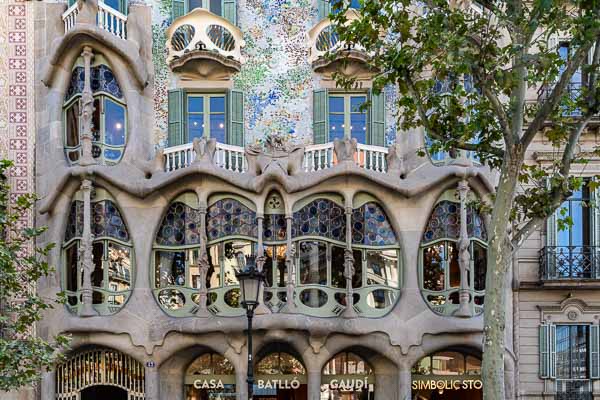 Barcelone : casa Batlló par Gaudí