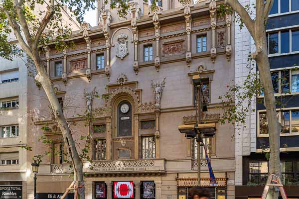 Barcelone, La Rambla : théâtre Poliorama