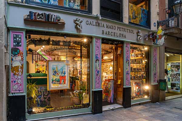 Barcelone, carrer de Petritxol : galerie