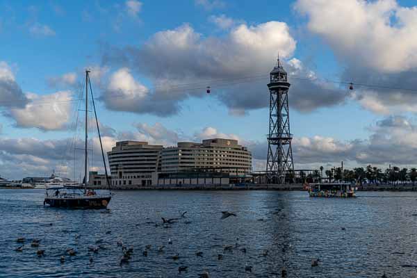 Barcelone : port et téléphérique