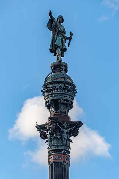 Barcelone : monument à Christophe Colomb