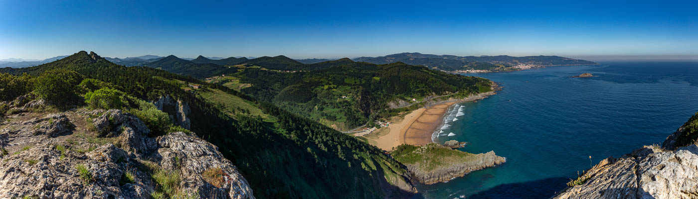 Point de vue du cap Ogoño, 276 m, vers l'ouest