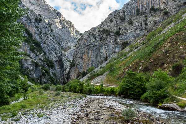 Entrée des gorges du rio Cares