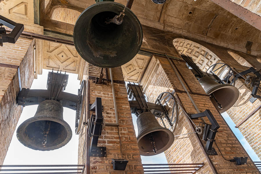 Séville, cathédrale : Giralda, cloches
