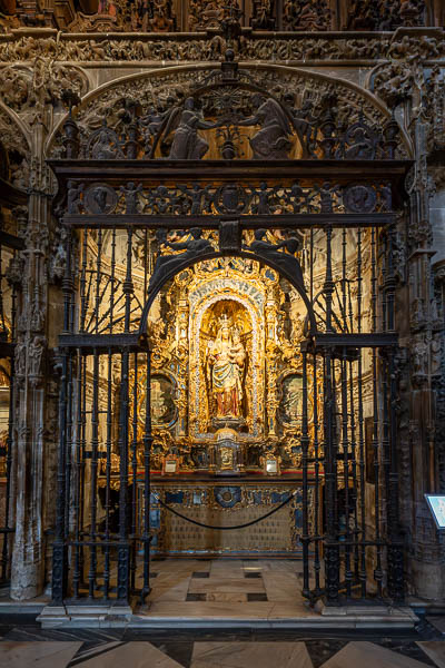 Séville, cathédrale : Virgen de la Estrella