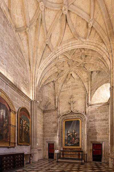 Séville, cathédrale : sacristie des calices, « Santas Justa y Rufina » par Goya