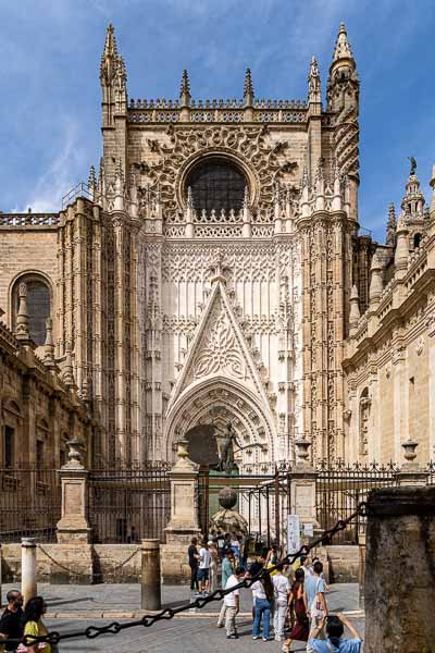 Séville, cathédrale : puerta del Príncipe (ou de San Cristóbal)