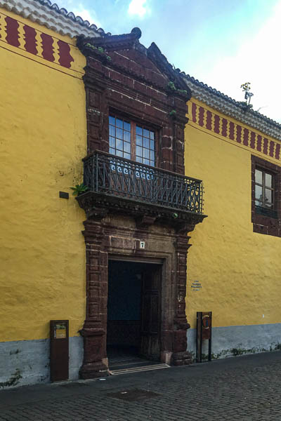 San Cristóbal de La Laguna : maison du XVIIe