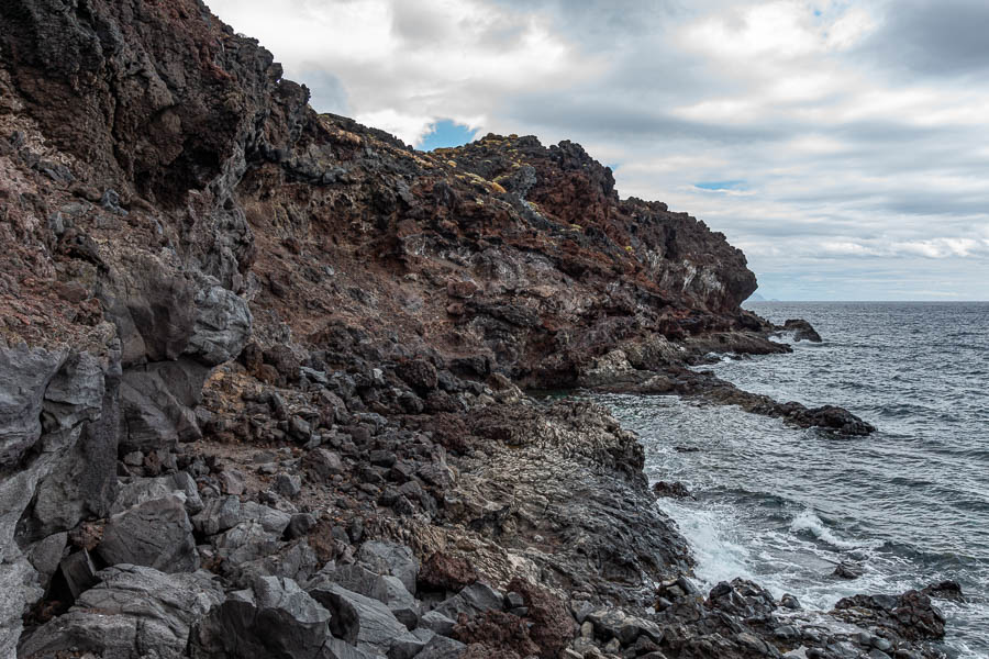 Malpaís de Güímar : coulée de lave