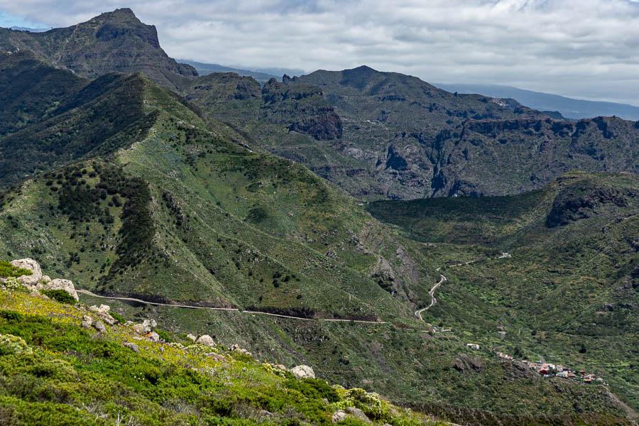 Teno : vue vers Carrizal Alto